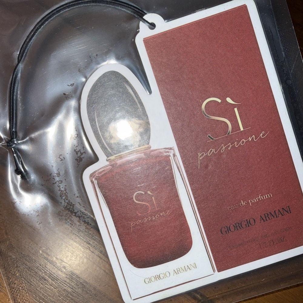 Giorgio Armani Si Passione Car Freshie Air‎ Freshener